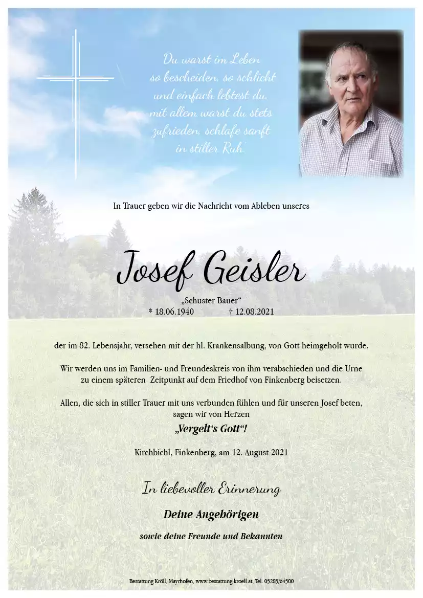 Parte von Josef Geisler